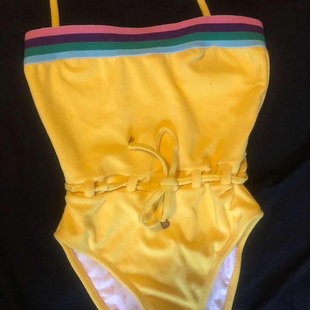 Juicy couture terry cloth bathing suit